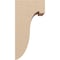 Ekena Millwork 8"W x 8"D x 16"H Wide Del Monte Rough Cedar Woodgrain TimberThane Corbel, Primed Tan CORUR08X08X16DELRCPR - alternate 5